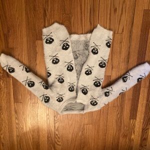Small Unisex Skull Cardigan